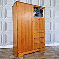 Vintage Retro Mid Century Avalon Yatton Gentleman’s Wardrobe Tallboy Compactum