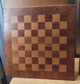 Großes Schach Brett 50m x 50cm, Holz Schach Spielfeld beidseitig