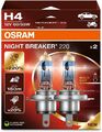 OSRAM H4 NIGHT BREAKER 220 Halogen bis zu +220% Model 2024/25 DUOBOX