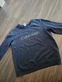 Calvin Klein Pullover dunkelblau Gr. S  *MEGA*