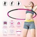 Profi Hula Hoop Fitness Reifen Bauchtrainer Schaumstoff 8 Teile Hoola Hulla Hupp