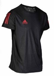adidas Kickbox-T-Shirt Basic schwarz/rot adiKBTS100 - Kickboxen - Kick-Boxen
