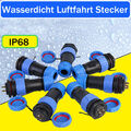 SP21 Wasserdicht Luftfahrt Stecker IP68 Rundsteckverbinder 2/3/4/5/6/7/9/12 Pin