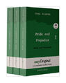 Pride and Prejudice / Stolz und Vorurteil - Teile 1-3 Hardcover (Buch + 3 MP