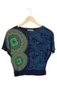 DESIGUAL Kinder T-Shirt Gr. 122 Blau Ethno Kurzarm