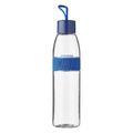 MEPAL Ellipse Trinkflasche Wasserflasche Kunststoff Dunkelblau 700 ml H 30 cm