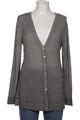 Oui Strickjacke Damen Cardigan Jacke Gr. EU 40 Baumwolle Grau #fltllsc