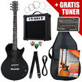 E-Gitarre Komplett Set Verstärker Amplifier Stimmgerät Tuner Gigbag Tasche Band