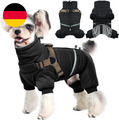 Hjyokuso Wasserdichter Hundemantel, Hundejacke Mit Geschirr, Wintermantel Hund F