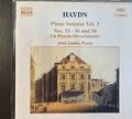 Haydn - Klaviersonaten Band 3 Nr. 53, 56 und 58 CD