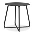 Beistelltisch Rund Metall Schwarz Garten Kaffeetisch Tisch Terrasse Homestyle4u