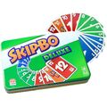 Mattel Games Skip-Bo Deluxe Reisespiel Sammelbox aus Metall, Kartenspiel