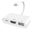 Neu 3 In 1 USB Lightning zu OTG Digital AV Adapter mit HDMI und Q2H2