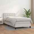 Boxspringbett Matratze Bettgestell Polsterbett Bett Lattenrost Kunstleder vidaXL