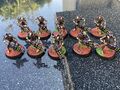 Warhammer 40k - 10 Necron Warriors Gauss Reaper bemalt