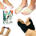 Zehenspreizer Hallux Valgus Set - Silikon Ballenschutz Korrektur Bandage Zehen