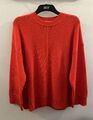 M&S Merino Kaschmir Pullover Orange Gr. 16