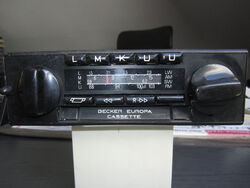 Original BECKER EUROPA Mercedes Kassettenradio