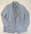 Blazer Jacke Damen Paola Gr.48 Schwarz/Weiß Klassisch