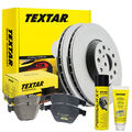 Textar Bremsensatz + CERATEC + Bremsenreiniger TOYOTA YARIS + YARIS VERSIO VORN