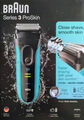 Braun Series 3 ProSkin 3040s, Typ 5416,  Nass & Trocken Elektrorasierer - Blau