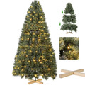 Künstlicher Tannen-Weihnachtsbaum 1,8m/2,1m PVC  510/600 Spitzen LED Beleuchtung