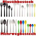 Mehrwegbesteck Plastikbesteck wiederverwendbar extra stabil Gabel Messer Löffel