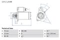 BOSCH Anlasser Starter 0 986 019 940 +125.71€ Pfand M8 für SMART FORTWO 451 450