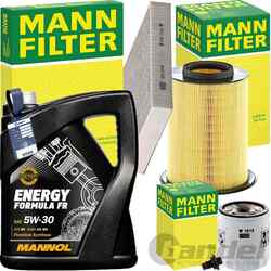 MANN INSPEKTIONSPAKET+MANNOL 5W-30 MOTORÖL passend für 1.8+2.0i FORD FOCUS II