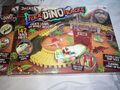 144-teiliges Kinder Dinosaurier Spielzeug Auto Rennzug Set Jurassic Dino Welt flexible Strecke