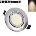 10x LED Einbau Strahler 5W Einbauleuchten Decken Leuchte Set Einbau Spot 230V