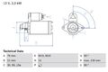 BOSCH Anlasser Starter 0 986 022 880 +67.25€ Pfand für BMW X5 X3 M10 5er E60 E61