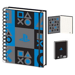 Playstation - Core Essentials - Notizbuch A5, Spiralbindung, Buch liniert