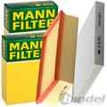 MANN FILTER INSPEKTIONSPAKET passend für AUDI A3 8V VW GOLF 7 8 PASSAT B8 TOURAN