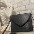 YSL YVES SAINT LAURENT Black Leather Shoulder Clutch bag