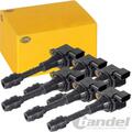 6x HELLA ZÜNDSPULE 3 POLIG für NISSAN MURANO I PATHFINDER 2+3 RENAULT ESPACE 4