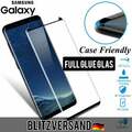 Voll Kleber Schutzglas Samsung Galaxy S8+ | S9+ | Plus  Displayschutzfolie Glas