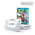 Nintendo Wii U Konsole (schwarz / weiß) + Spiele-Wahl, GamePad, Strom & Kabel