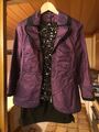 Jacke Gr.42 und Shirt Gr.40 von VERA MONT, Hose Gr.42 von Bianca in lila/schwarz