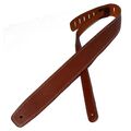 GITARRENGURT LEDER - GITARRENBAND BRAUN - EXTRA BREIT 6,5CM - WILDLEDER INNEN-20