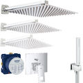 Grohe Unterputz Smartbox Duschsystem Kopfbrause Eurocube Regendusche Set N18L