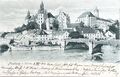 2/AK Neuburg a. d. Donau-Brücke-Echtfoto-beschrieben-1903-gelaufen