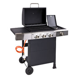 Gasgrill Oklahoma 3+1 Gasgrillwagen Seitenbrenner 4 Flammen Outdoor Cooking