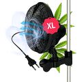 Premium Clip Ventilator oszilierend für Growbox Grow Grower Zelt Lüfter mit Stro