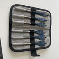 Bosch Flachbit selbstschneidende Geschwindigkeit Holzbohrer Bit Set 6 Stück mit Beutel 2608900333