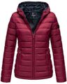 Marikoo Lucy Damen Jacke Steppjacke Übergangsjacke Stepp Herbst gesteppt Kapuze