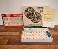 Vintage Mah Jong verpackt Spielset - alle Holzfliesen kariert