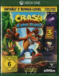 Crash Bandicoot N.Sane Trilogy (Microsoft Xbox One, 2018) XBO