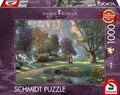 Schmidt Puzzle 59677 -1000 Teile - Thomas Kinkade | Spirit - Weg des Glaubens