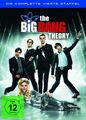 THE BIG BANG THEORY: STAFFEL 4-JOHNNY GALECKI,JIM PARSONS,KALEY CUOCO 3 DVD NEU